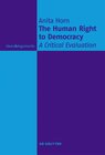 Buchcover The Human Right to Democracy