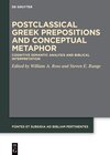 Buchcover Postclassical Greek Prepositions and Conceptual Metaphor