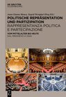 Buchcover Politische Repräsentation und Partizipation / Rappresentanza politica e partecipazione