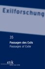 Buchcover Passagen des Exils / Passages of Exile