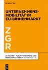Buchcover Unternehmensmobilität im EU-Binnenmarkt