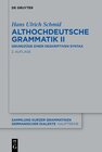 Buchcover Althochdeutsche Grammatik II