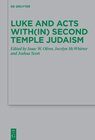 Buchcover Luke and Acts with(in) Second Temple Judaism