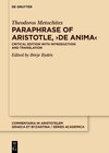 Buchcover Paraphrase of Aristotle, ›De anima‹