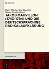 Buchcover Jakob Mauvillon (1743–1794) und die deutschsprachige Radikalaufklärung