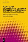 Buchcover Kant and Eighteenth-Century German Philosophy