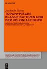 Buchcover Toponymische Klassifikatoren und der koloniale Blick