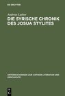 Buchcover Die syrische Chronik des Josua Stylites