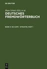 Buchcover Deutsches Fremdwörterbuch / da capo - Dynastie