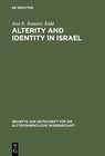 Buchcover Alterity and Identity in Israel