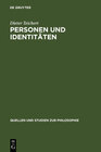 Buchcover Personen und Identitäten