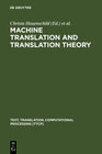 Buchcover Machine Translation and Translation Theory