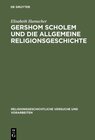 Buchcover Gershom Scholem und die Allgemeine Religionsgeschichte