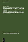 Buchcover Selbstbewußtsein und Selbstanschauung