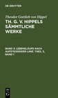 Buchcover Theodor Gottlieb von Hippel: Th. G. v. Hippels sämmtliche Werke / Lebensläufe nach aufsteigender Linie. Theil 3, Band 1