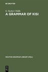 Buchcover A Grammar of Kisi