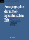 Buchcover Prosopographie der mittelbyzantinischen Zeit. 641-867 / Leon (#4271) - Placentius (#6265)