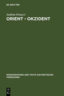 Buchcover Orient - Okzident