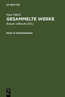 Buchcover Paul Tillich: Gesammelte Werke / Begegnungen