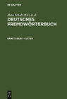 Buchcover Deutsches Fremdwörterbuch / Baby - Cutter