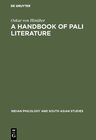 Buchcover A Handbook of Pali Literature