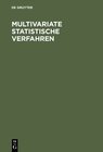 Buchcover Multivariate statistische Verfahren