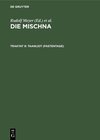 Buchcover Die Mischna. Mo'ed / Taanijot (Fastentage)