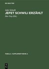 Buchcover Jefet Schwili erzählt