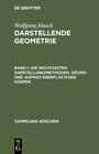 Buchcover Wolfgang Haack: Darstellende Geometrie / Die wichtigsten Darstellungsmethoden. Grund- und Aufriß ebenflächiger Körper