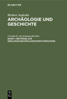 Buchcover Herbert Jankuhn: Archäologie und Geschichte / Beiträge zur siedlungsarchäologischen Forschung