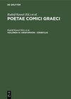 Buchcover Poetae Comici Graeci / Aristophon - Crobylus