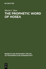 Buchcover The Prophetic Word of Hosea