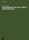 Buchcover Die Epidemien und das Corpus Hippocraticum