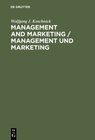 Buchcover Management and Marketing / Management und Marketing