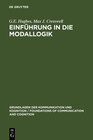 Buchcover Einführung in die Modallogik