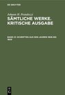 Buchcover Johann H. Pestalozzi: Sämtliche Werke. Kritische Ausgabe / Schriften aus den Jahren 1806 bis 1809
