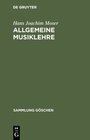 Buchcover Allgemeine Musiklehre