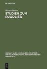 Buchcover Studien zum Ruodlieb