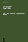 Buchcover Paul Friedländer: Platon / Die platonischen Schriften, 2. und 3. Periode