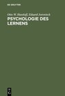 Buchcover Psychologie des Lernens