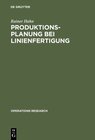 Buchcover Produktionsplanung bei Linienfertigung