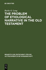 Buchcover The Problem of Etiological Narrative in the Old Testament
