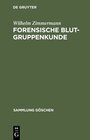 Buchcover Forensische Blutgruppenkunde