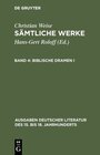 Buchcover Christian Weise: Sämtliche Werke / Biblische Dramen I