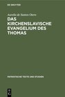 Buchcover Das kirchenslavische Evangelium des Thomas