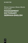 Buchcover Management Dictionary German-English