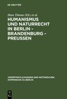 Buchcover Humanismus und Naturrecht in Berlin - Brandenburg - Preußen