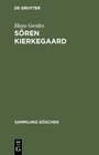 Buchcover Sören Kierkegaard