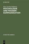 Buchcover Psychologie und Massenkommunikation