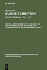 Buchcover Hans Kuhn: Kleine Schriften / Literaturgeschichte. Heldensage und Heldendichtung. Religions- und Sittengeschichte. Recht